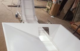 Объект: L-образный конвейер для перемещения деталей из пластика для АО «Апекс» г. Тольятти