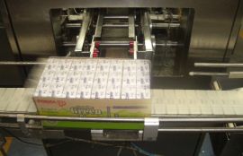 Пластинчатый конвейер с пластиковой цепью