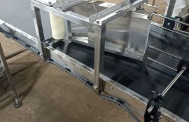 Конвейер для перемещения и разворота коробов с продукцией для компании «Этимир» - фото 4