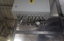 Грипперный конвейер для перемещения бутылок между этажами на завод АО 