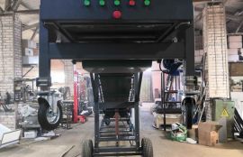 Передвижной телескопический Z-образный ленточный транспортер для компании Вента-Ойл - фото 2