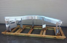 Поворотный модульный конвейер для куриной продукции - фото 7