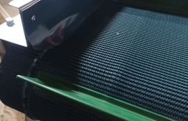 L-образный ленточный конвейер для транспортировки свинцовых пластин для компании АО 