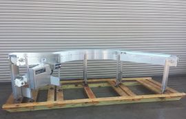 Поворотный модульный конвейер для куриной продукции - фото 8