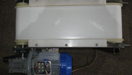 Ленточный конвейер для экспериментальной установки работающей в вакууме для ГНЦ ФГУП Центр Келдыша