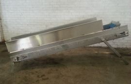 Ленточный наклонный конвейер для овощей - фото 4