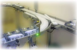 Объект: Линия из пластинчатых конвейеров для транспортировки упаковок с медицинскими препаратами