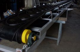 Объект: Конвейер ленточный шевронный для ПГС