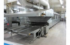 Объект: Конвейер с нержавеющей сеткой, установленной в двухдиапазонной печи