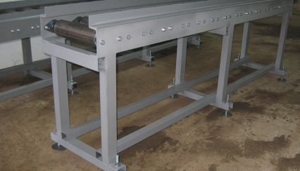 Изготовлены 2 роликовых конвейера для научно-производственного объединения