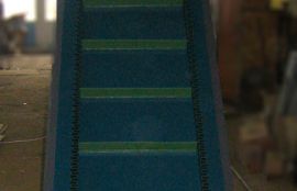 Объект: Z-образный ленточный конвейер для транспортировки тяжелых