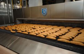 Объект: Прямой сетчатый конвейер для выпечки хлеба