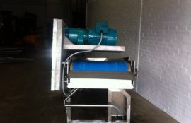 Ленточный наклонный передвижной конвейер для резаного картофеля - фото 4