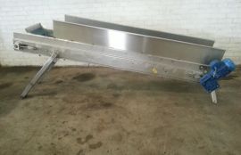 Объект: Ленточный наклонный конвейер для овощей